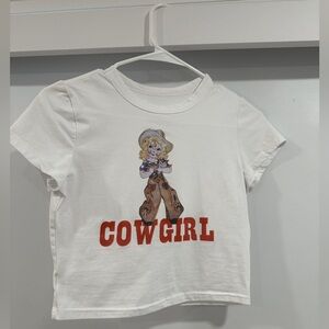 SUPER CUTE COWGIRL CROP TOP!